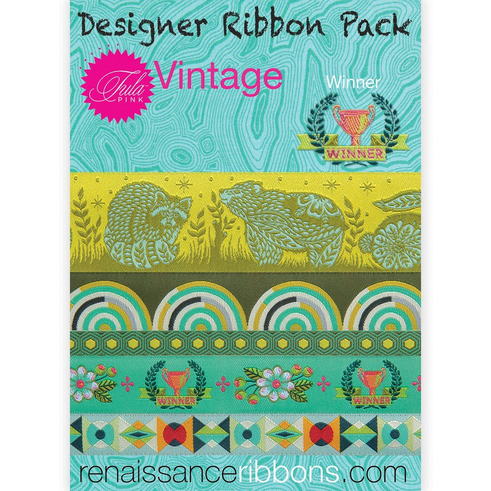 Tula Pink Vintage Ribbon Pack / Winner