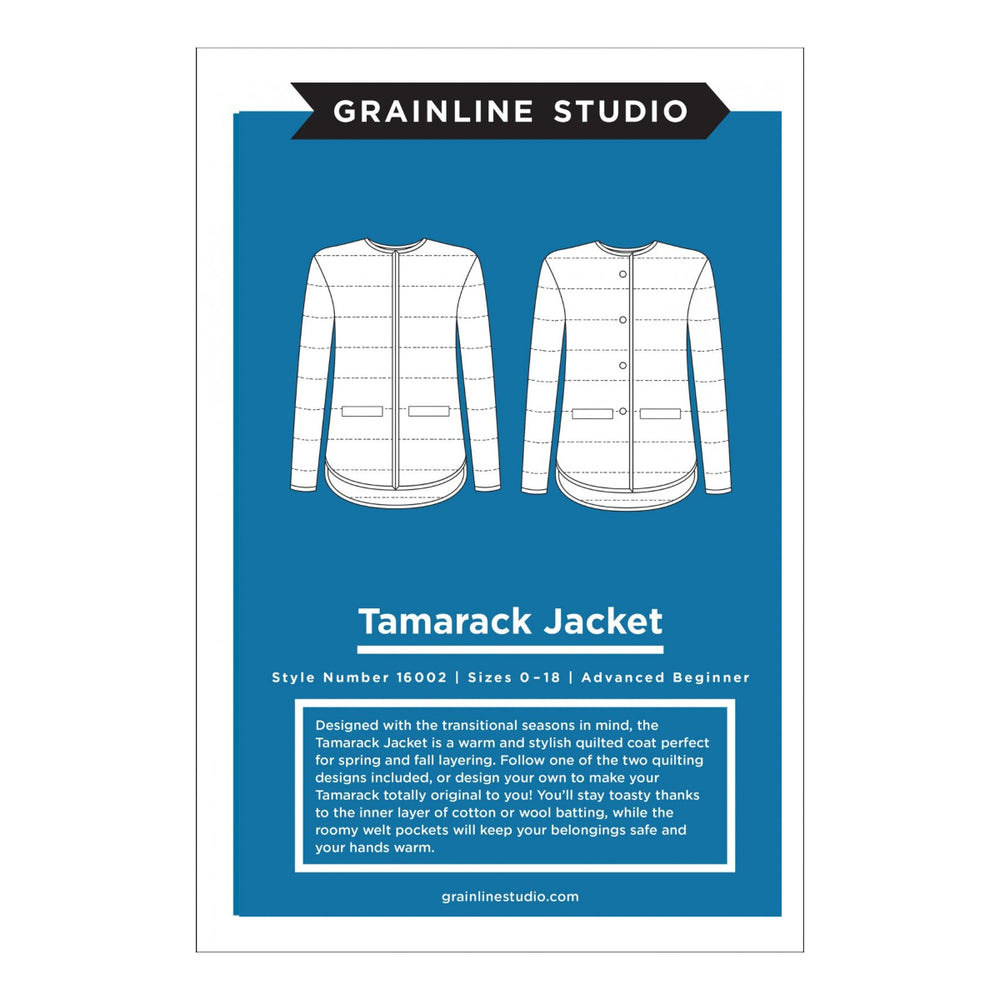 Tamarack Jacket Pattern (Sizes 0-18)