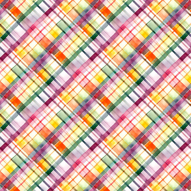 Dahlia Botanica / Diagonal Plaid in Multi