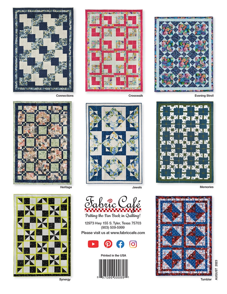 Modern Views with 3-Yard Quilts Booklet by Fabric Cafe/Donna
