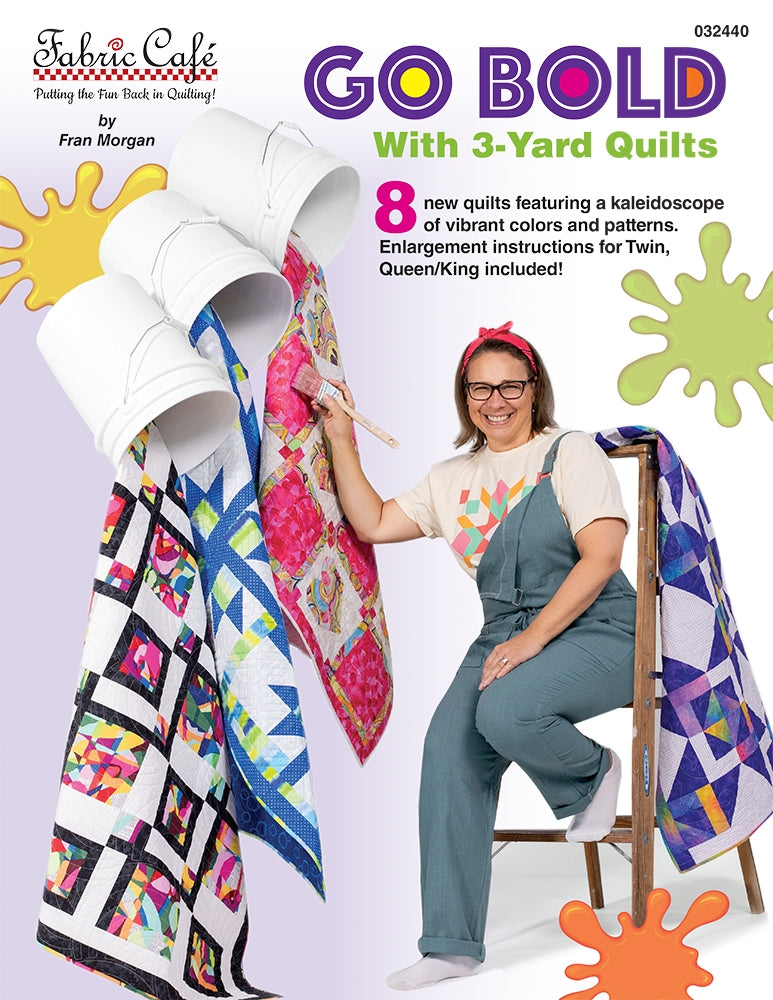 Go Bold With 3-Yard Quilts Pattern Book