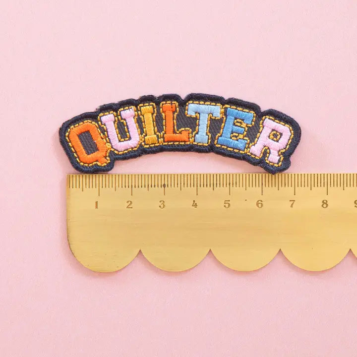 Quilter Iron-On Patch
