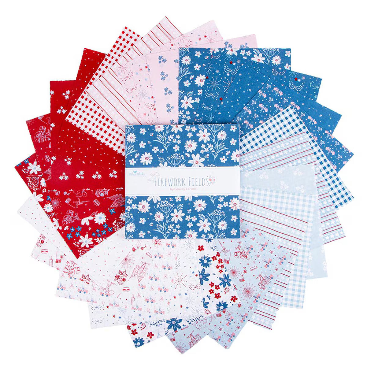 Firework Fields 10" Squares