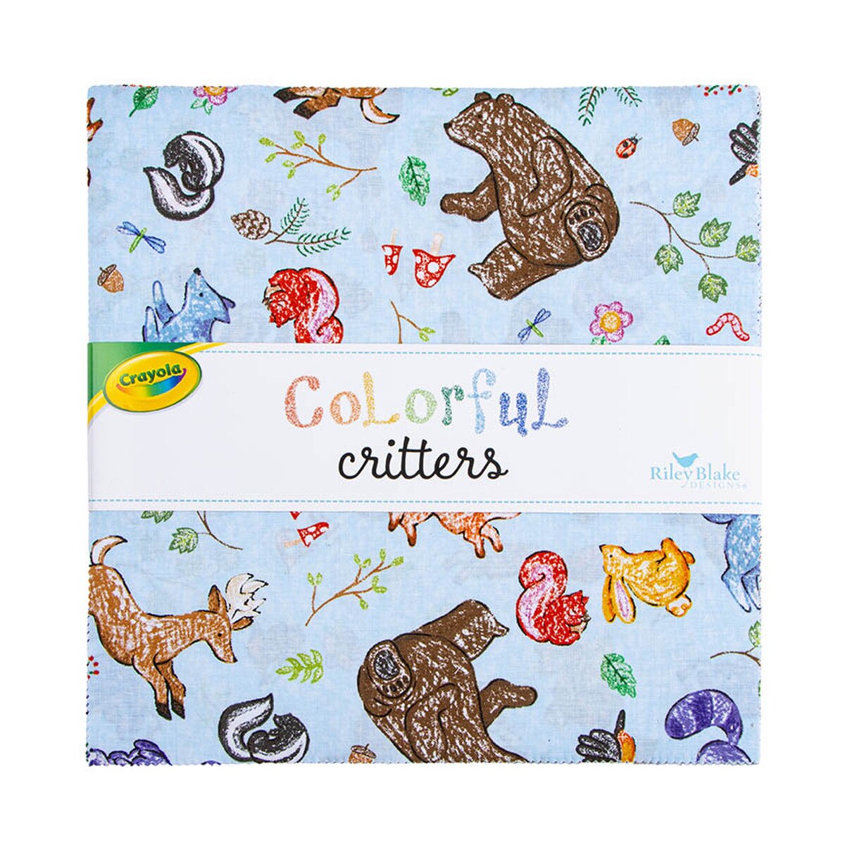 Colorful Critters 5" Squares