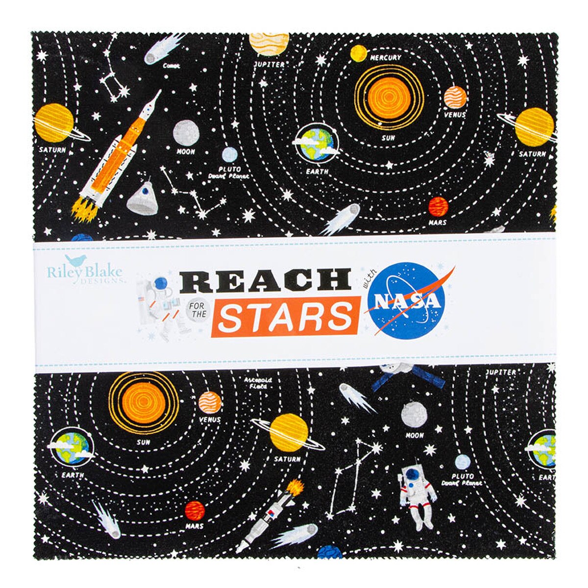 Reach for the Stars with NASA / 10" Squares