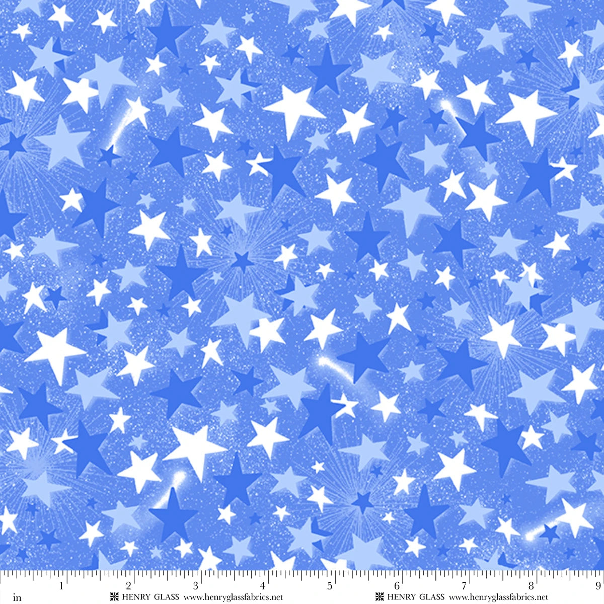 108" Star Power / Monotone Stars in Blue