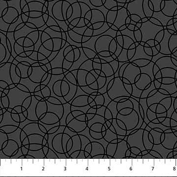 Basically Black & White / Tangled Circles in Black