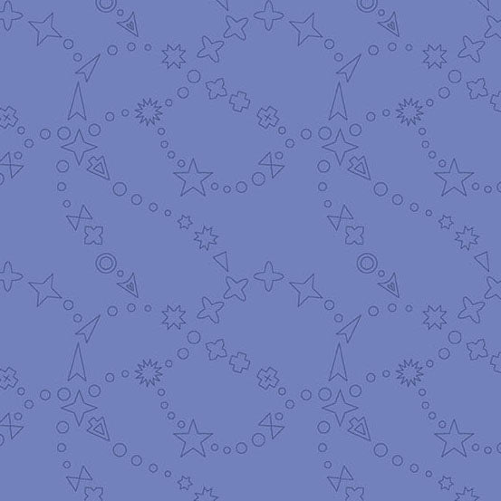 Color Camp Dusk / Trailmap in Muted Blueberry