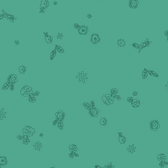 Color Camp Grove / Sprig in Muted Teal