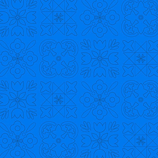 Color Camp Dusk / Bandana in Cobalt