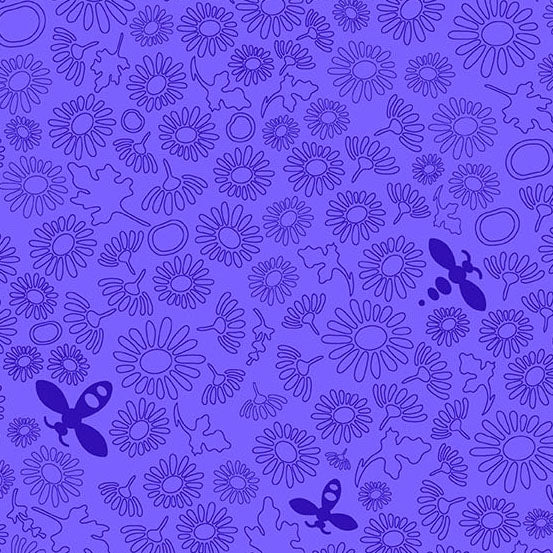 Color Camp Dusk / Glass Bee in Violet