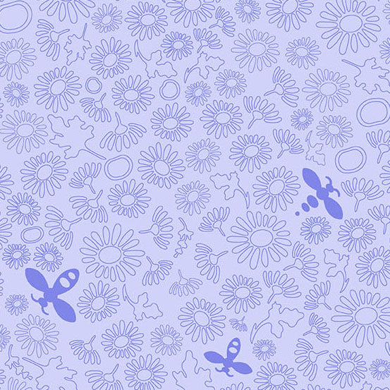 Color Camp Dusk / Glass Bee in Lighter Violet