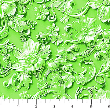 Good Together / Baroque Damask in Green