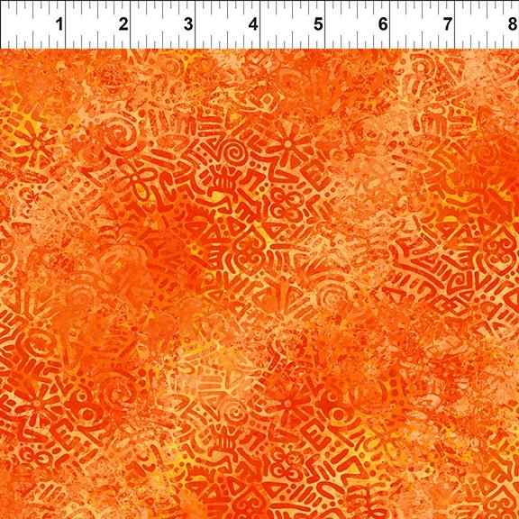Urban Jungle II / Doodles in Orange