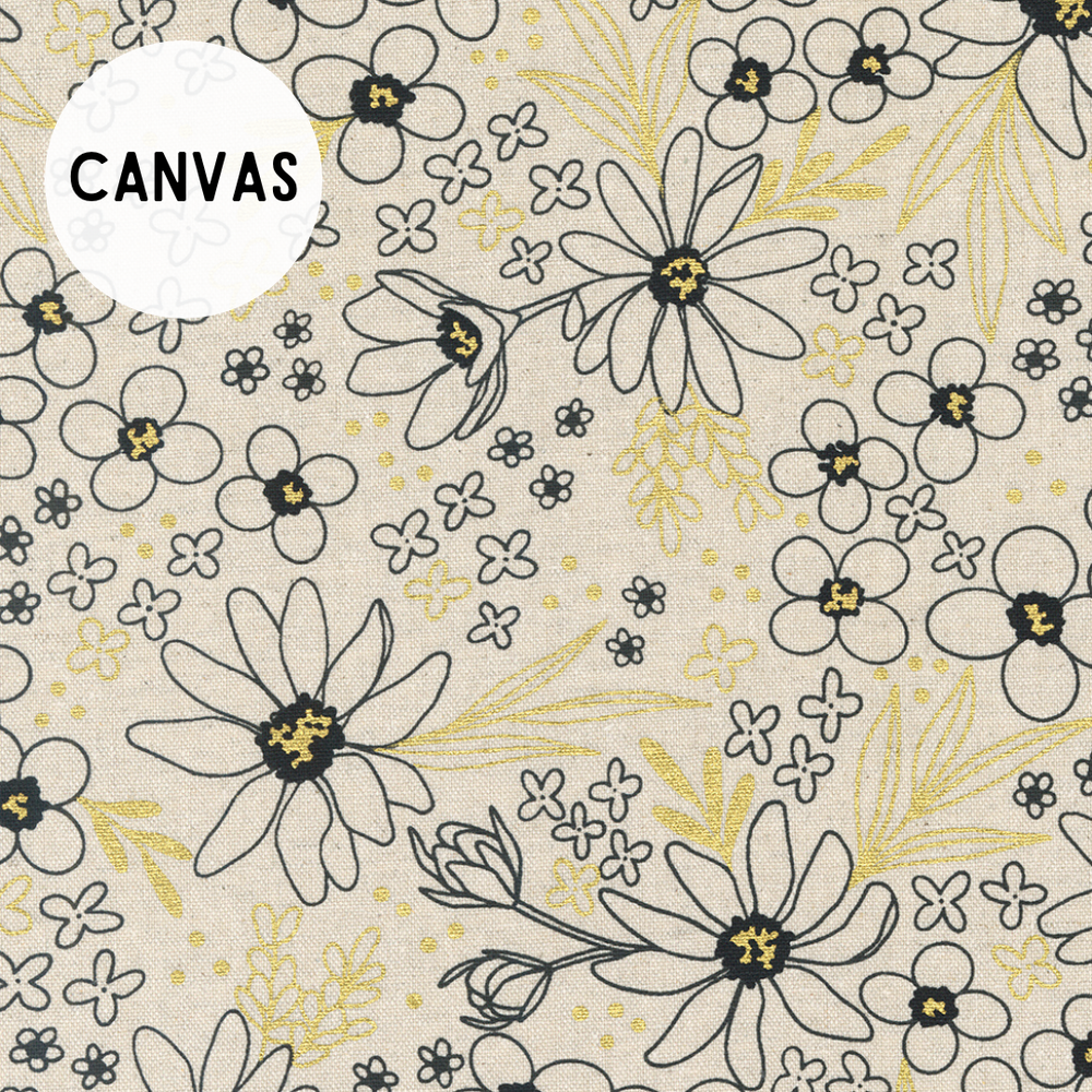 Gilded Canvas / Floral Mix