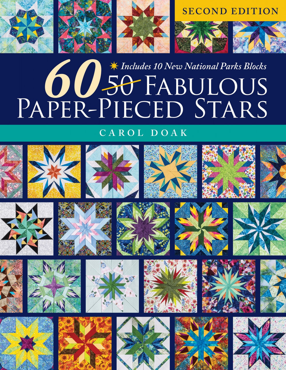 60 Fabulous Paper-Pieced Stars Pattern Book