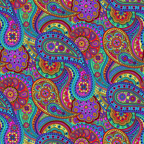 108" Paisley Paradise / Multi