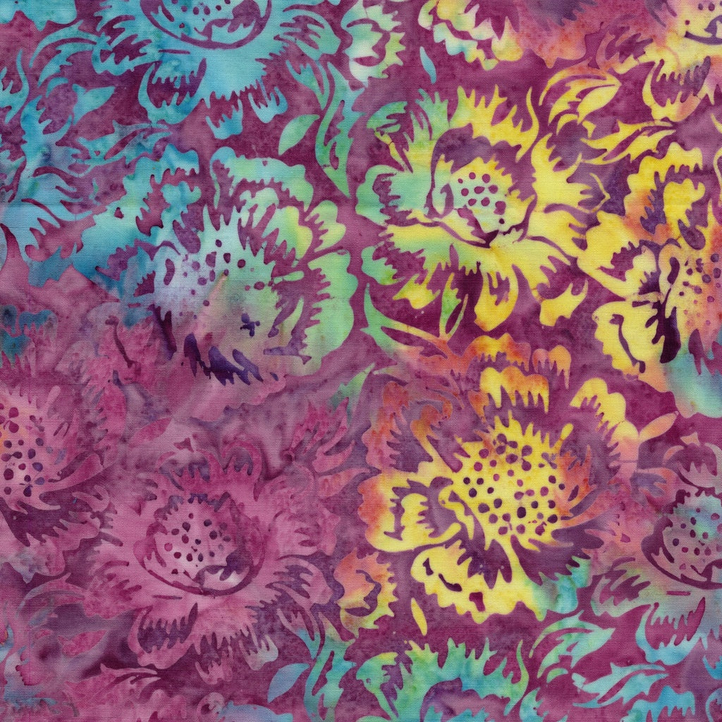 Springtime Bouquet / Large Floral in Purple Heather
