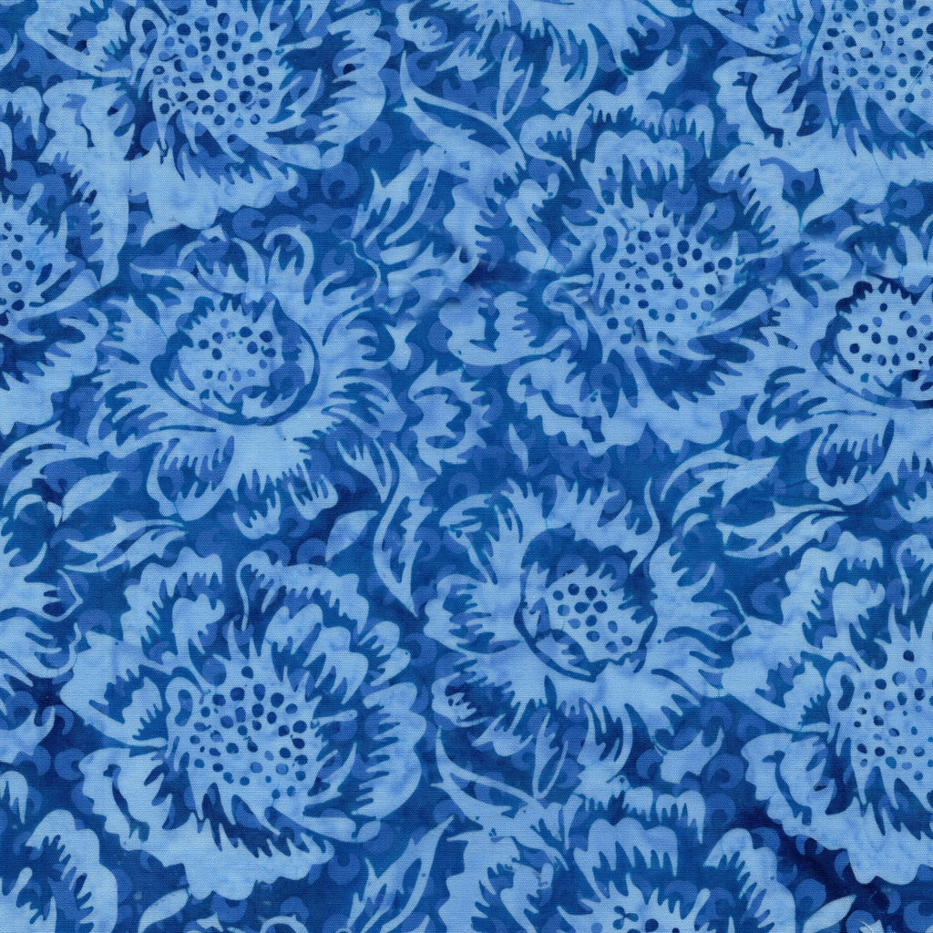 Countryside Charm / Large Floral in Blue Sapphire