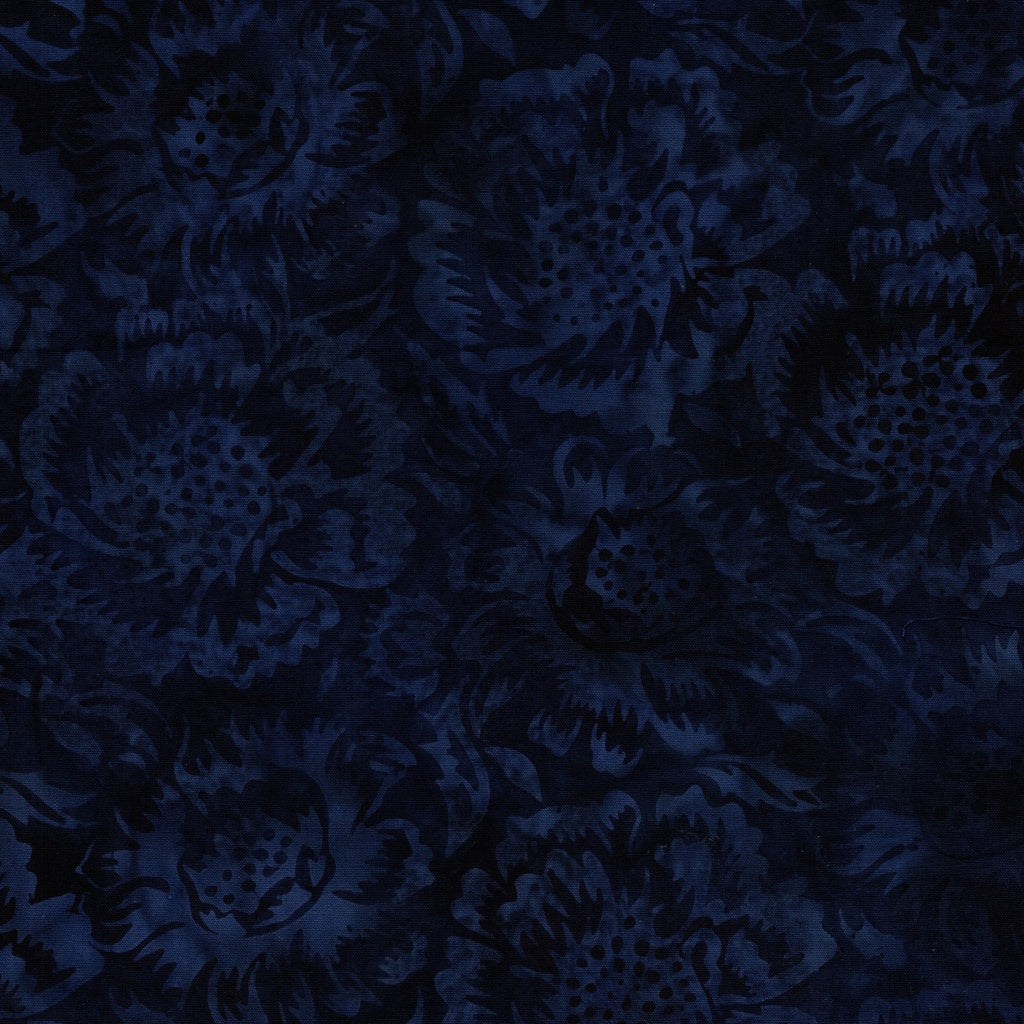 Countryside Charm / Large Floral in Blue Storm
