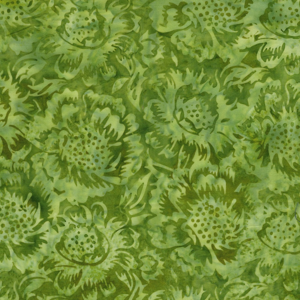 Springtime Bouquet / Large Floral in Green Ivy