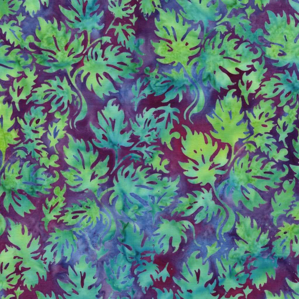 Springtime Bouquet / Condensed Leaves in Blue Purple