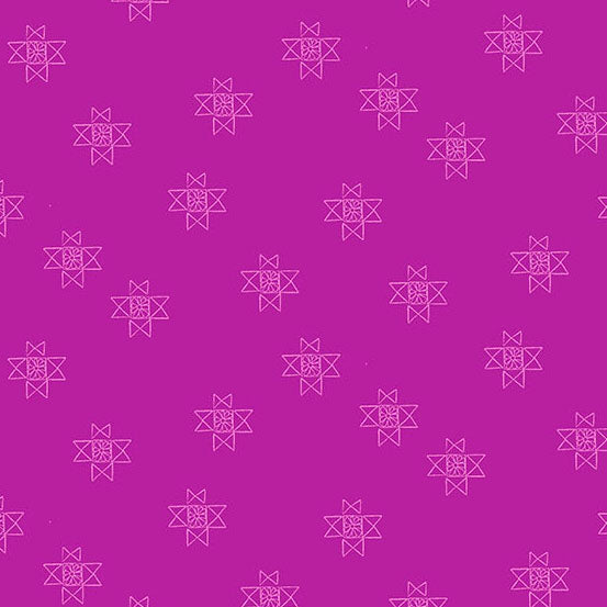 Petals & Stitches / Ohio Star in Fandango