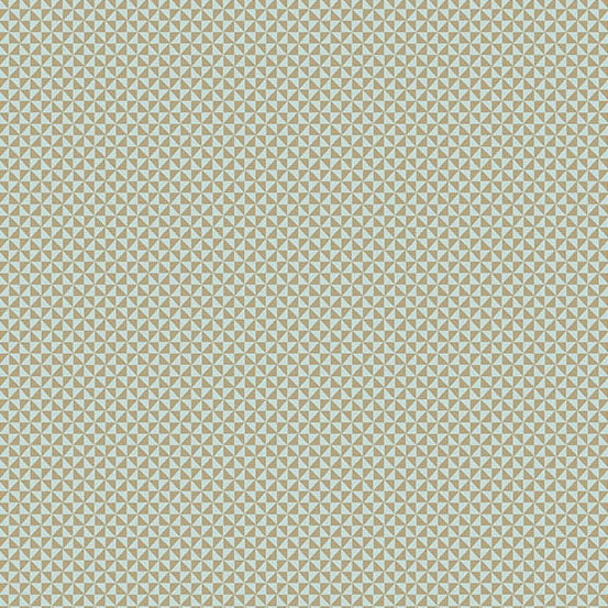 Sewing Bird / Half Square Triangle in Pacific