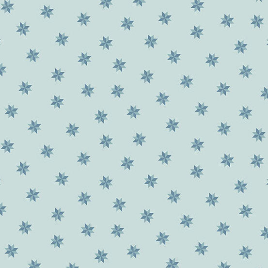 Sewing Bird / Le Moyne Star in Bluebonnets