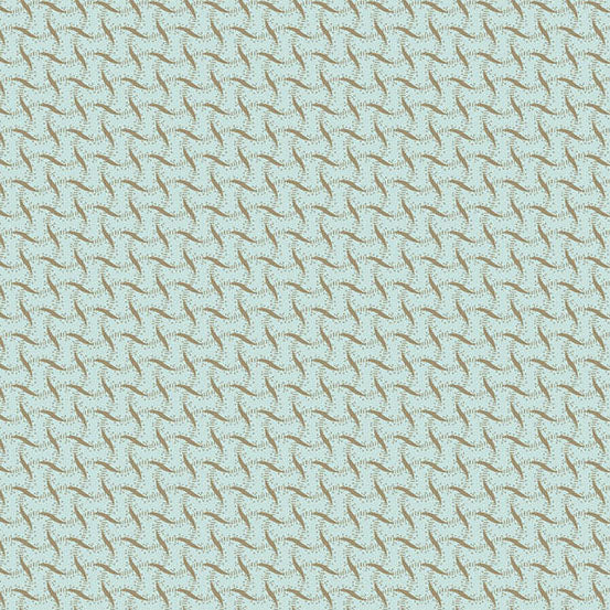 Sewing Bird / Ribbon Weave in Adriatic