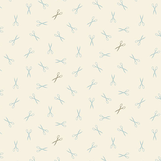 Sewing Bird / Good Scissors in Lace