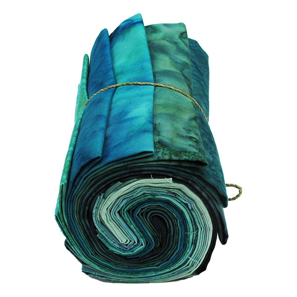 1895 Watercolors Fat Quarter Bundle in Teal