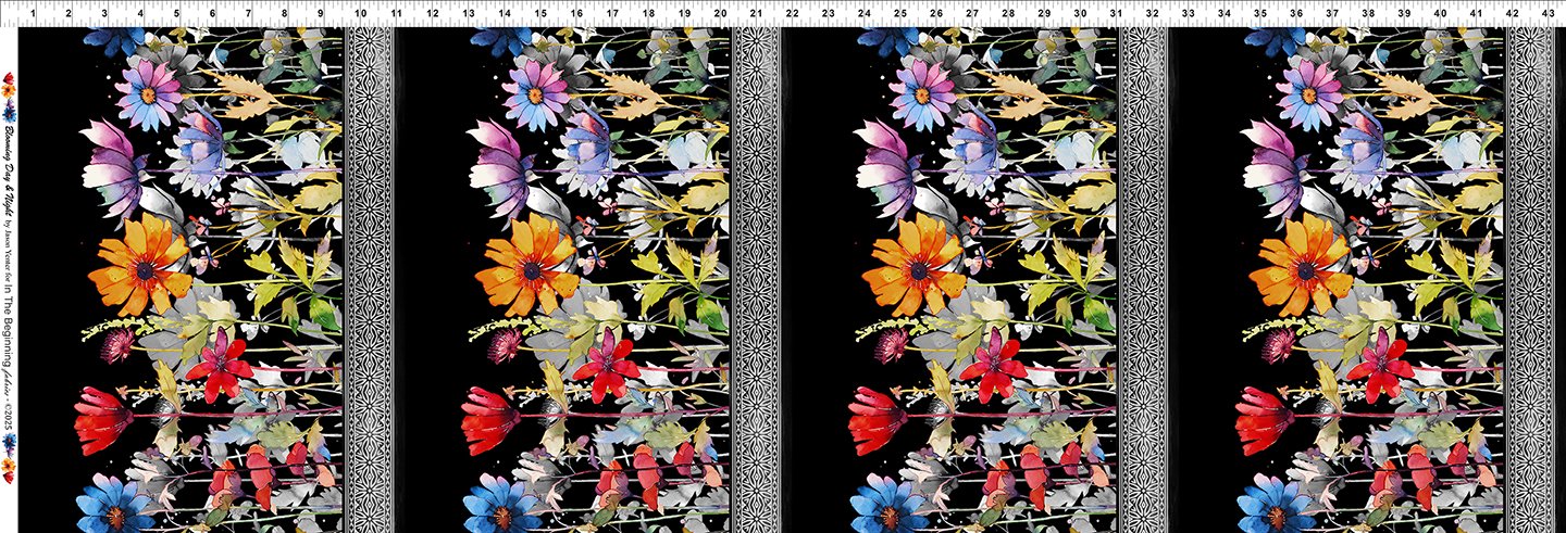 Blooming Day & Night / Black Border
