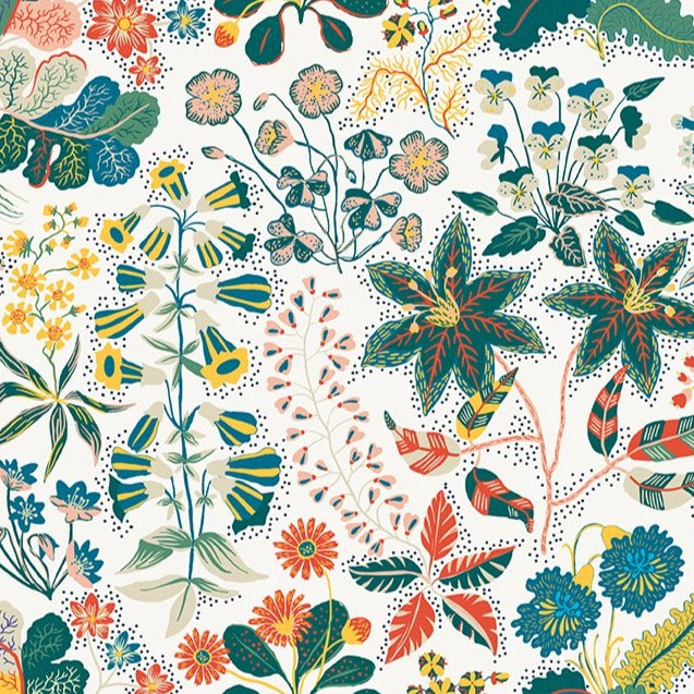 Whimsy / Garden in Cream