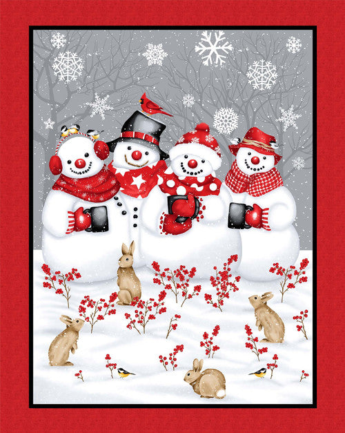 Snow Crew Minky Panel