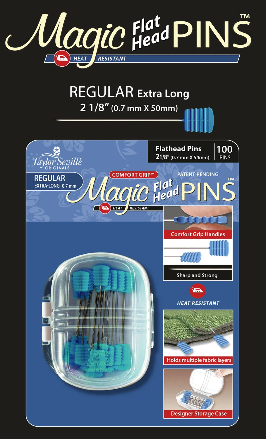 Magic Flat Head Pins™