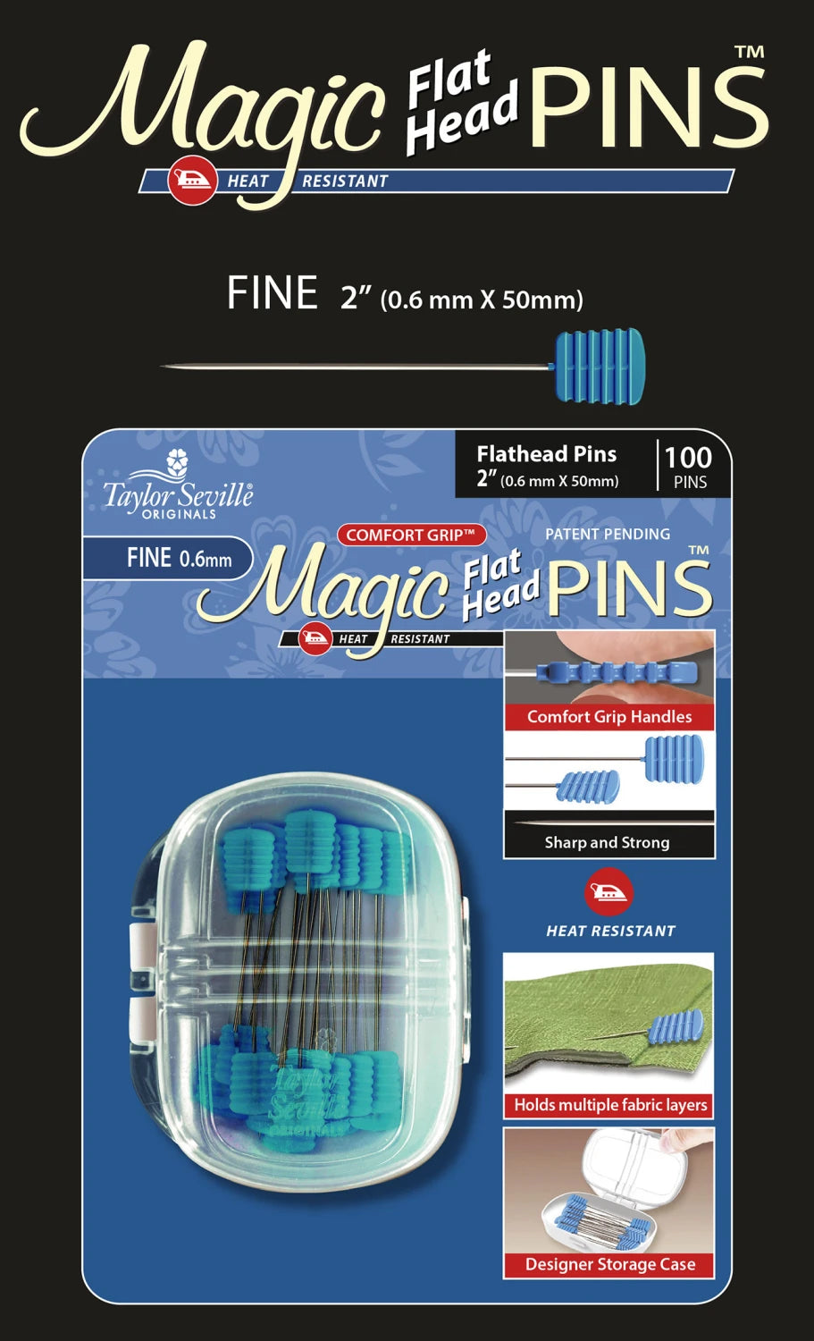 Magic Flat Head Pins™