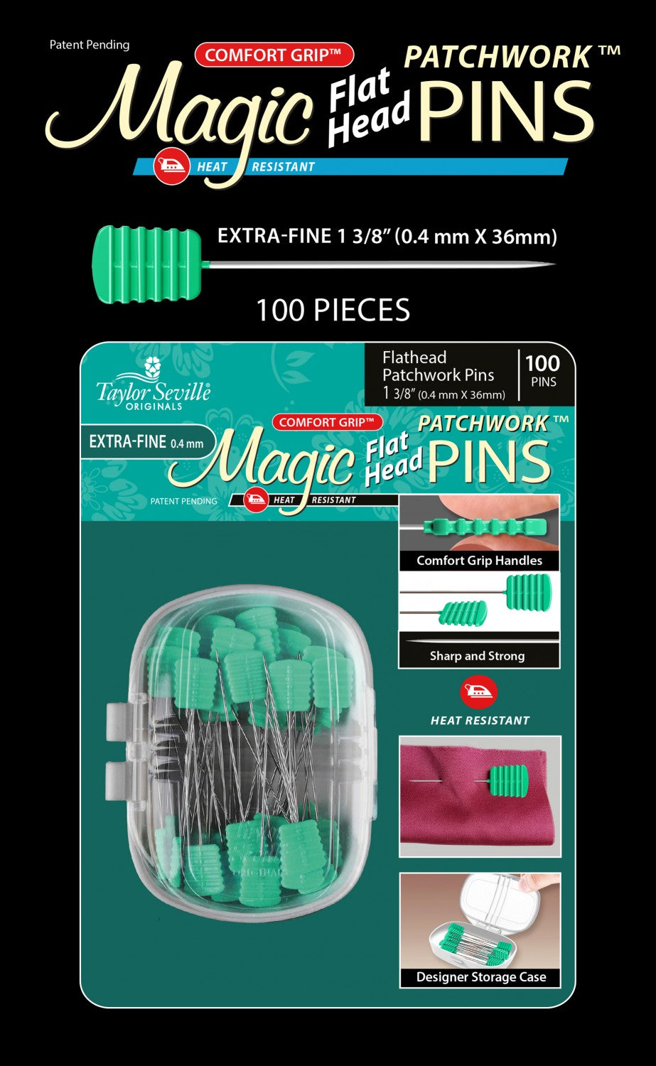 Magic Flat Head Pins