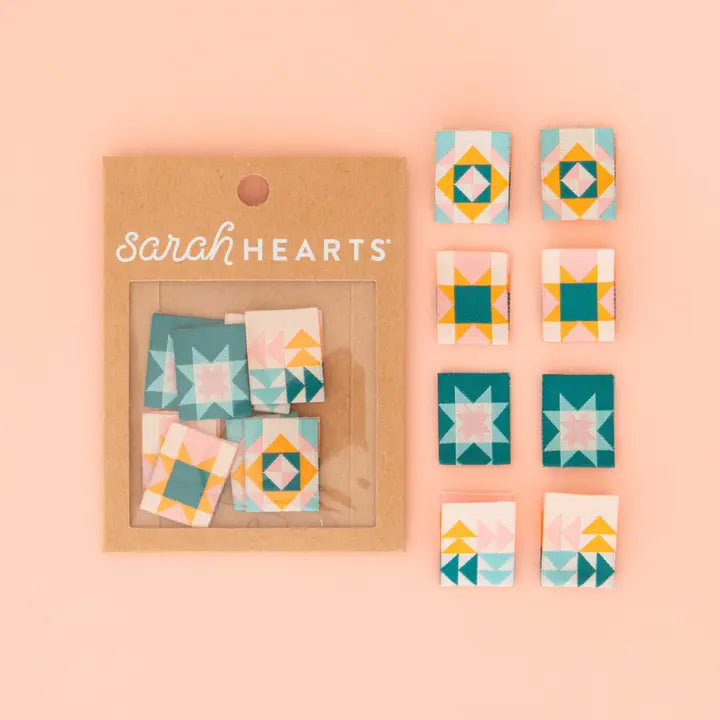 Quilt Block Woven Label Tags