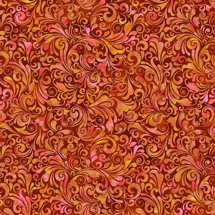 Prism II / Swirls in Orange