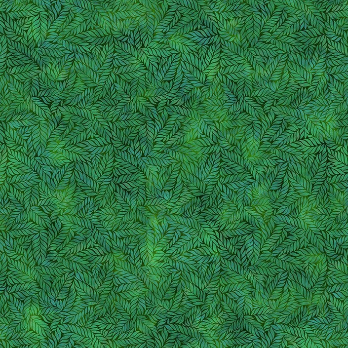 Prism II /Ferns in Emerald