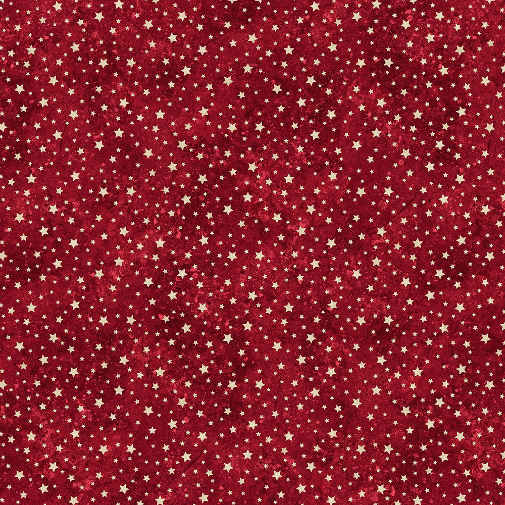 Stars & Stripes XII / Tonal Stars on Red