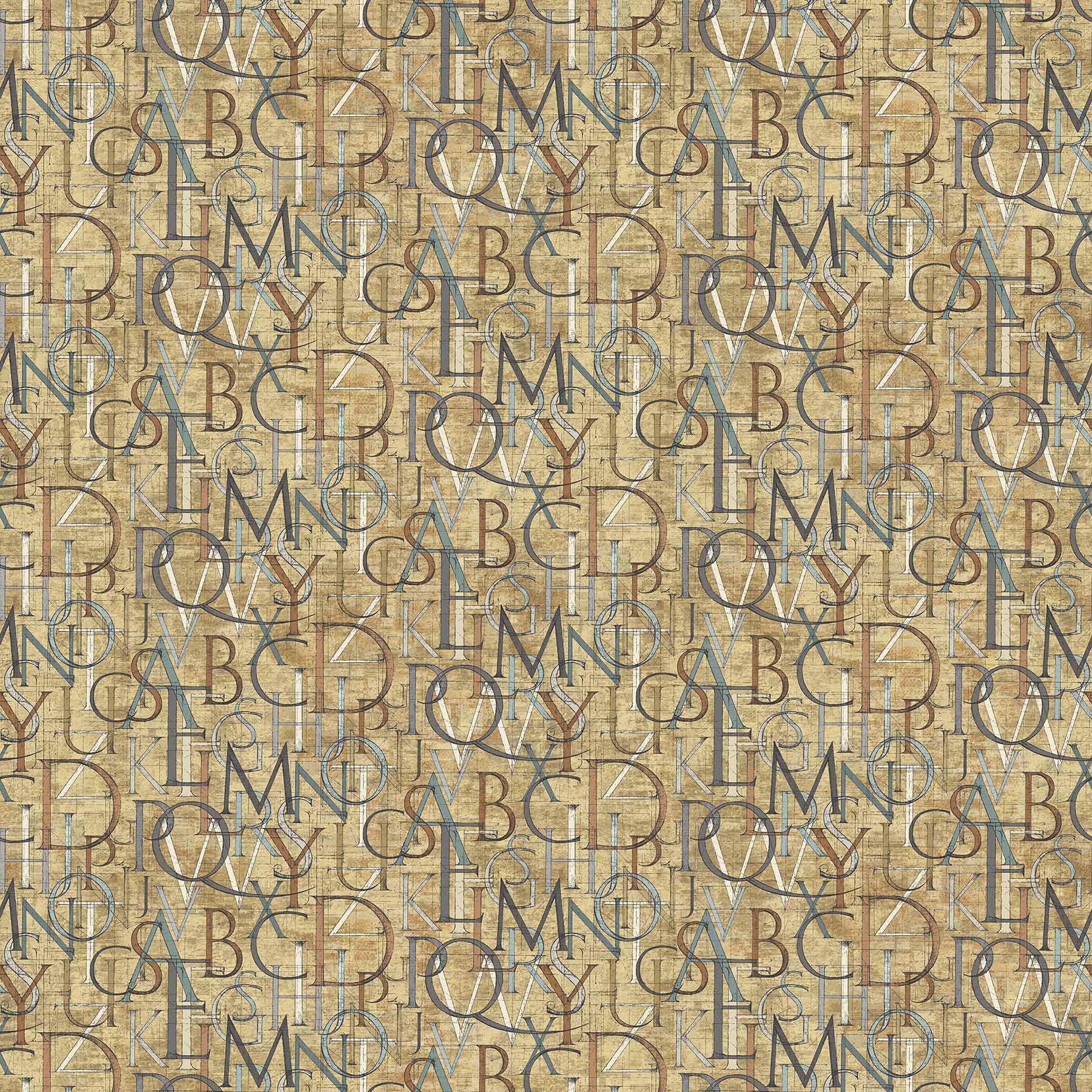 My Type / Roman Letters in Ochre