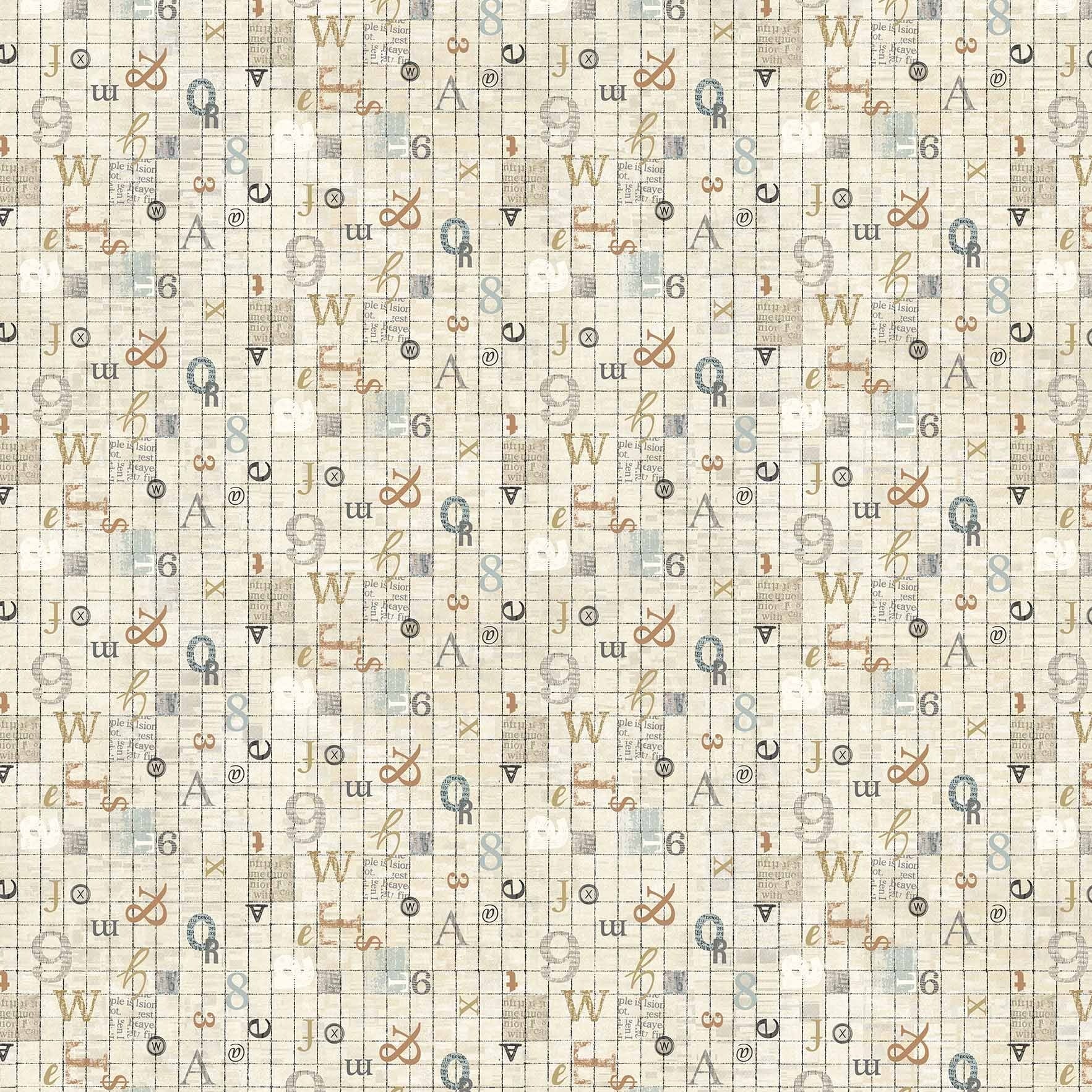 My Type / Grid in Cream