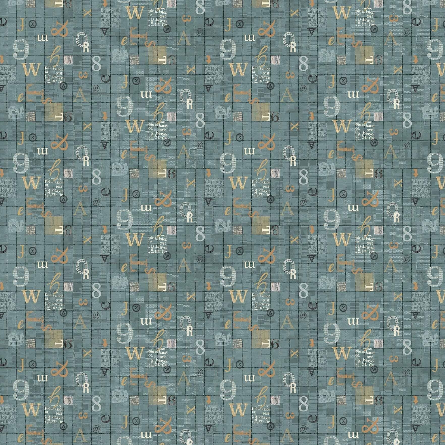 My Type / Grid in Dark Teal