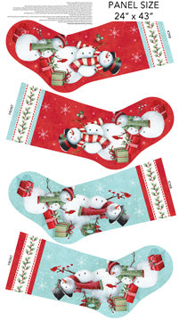 Holly Jolly Stocking Panel