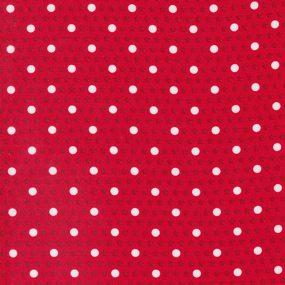 Starberry / Dots & Stars in Red