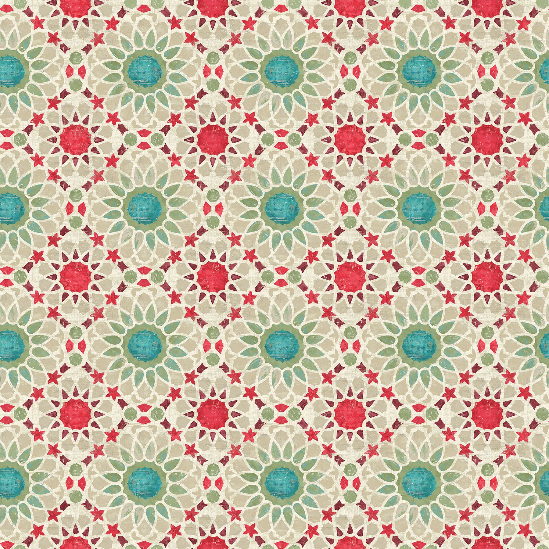 Boho Bliss / Large Medallion in Beige