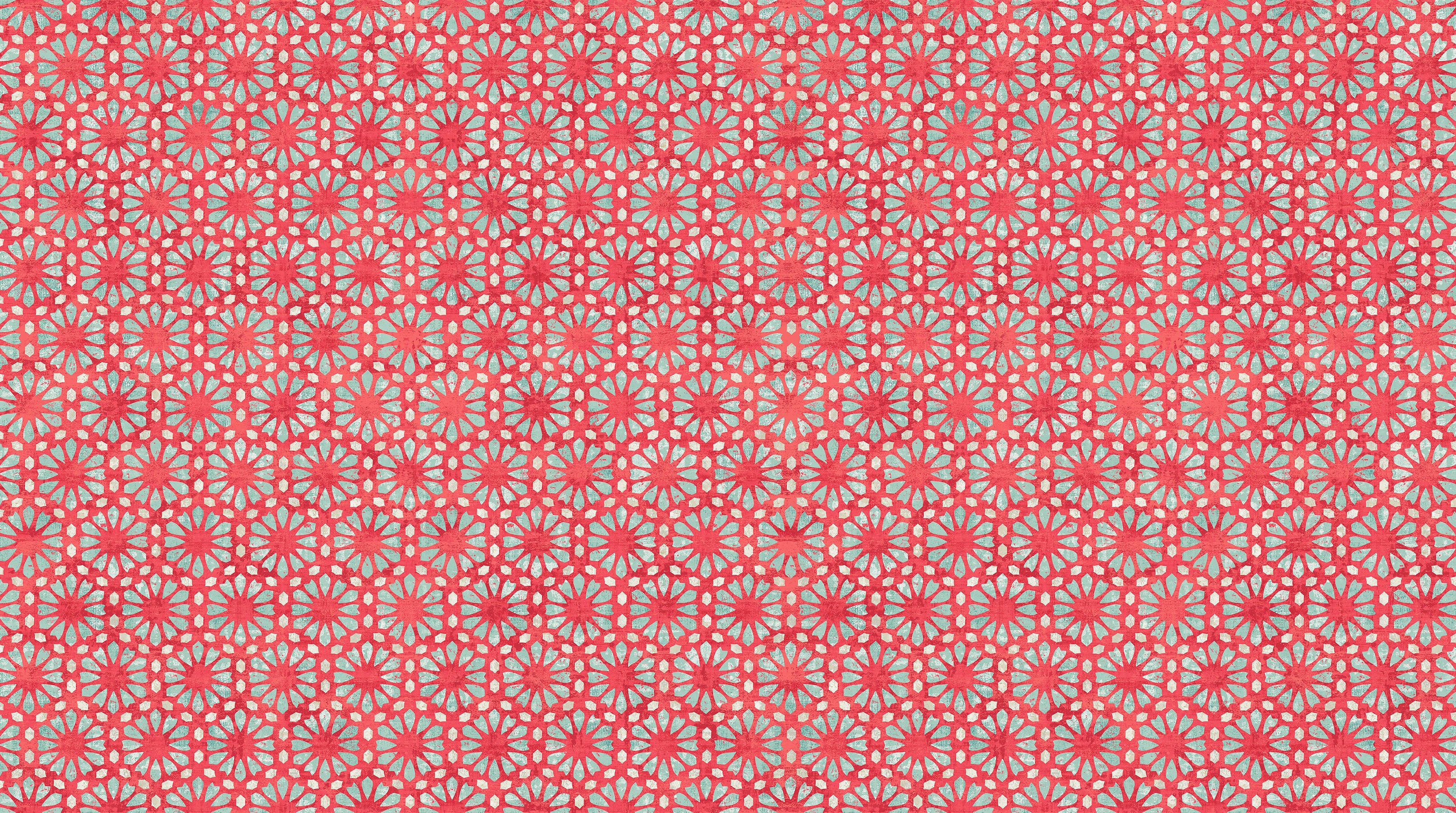 Boho Bliss / Small Medallion in Red