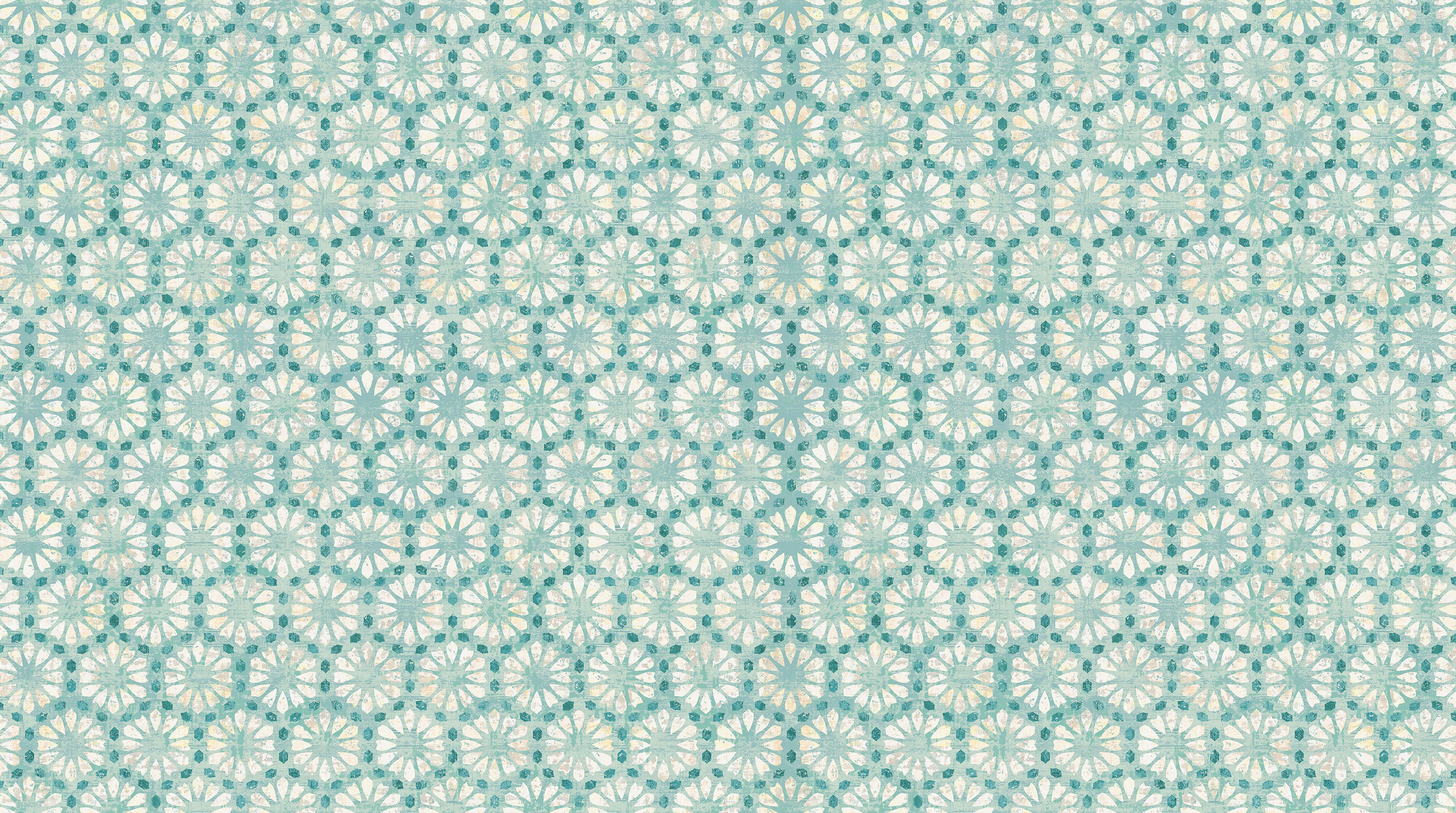 Boho Bliss / Small Medallion in Teal